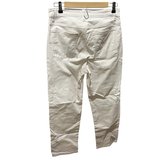 EILEEN FISHER ~ White Denim Straight Leg Jeans - Picture 2 of 8